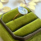 Pressed Flowers | Stainless Steel | Teardrop Ring | Adjustable