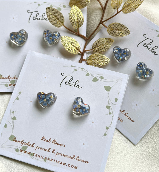 Real Flower Earrings