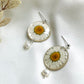 Pressed Flowers Earrings
