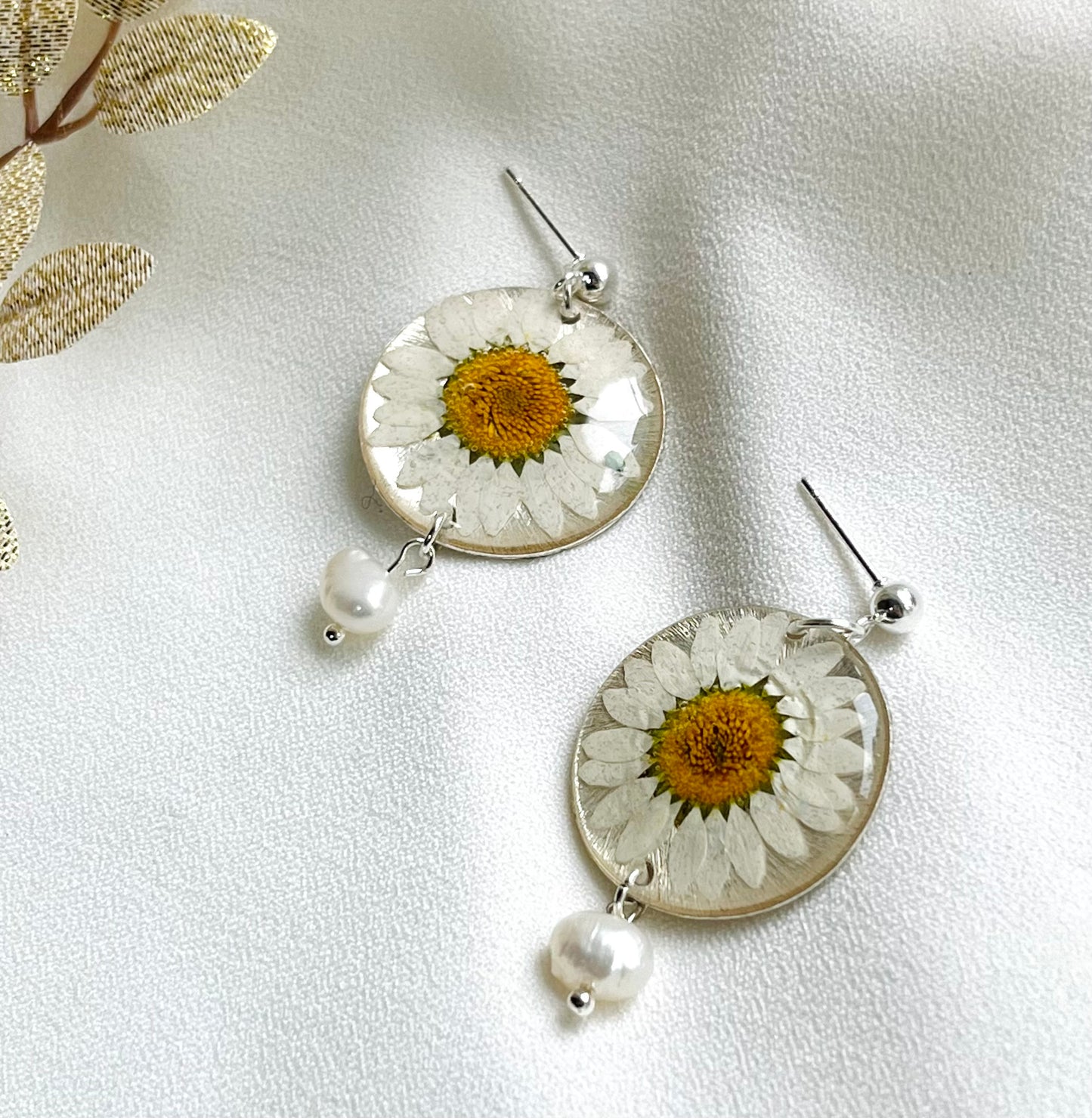 Pressed Flowers Earrings