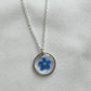 Pressed Flowers | Forget Me Not | Necklace