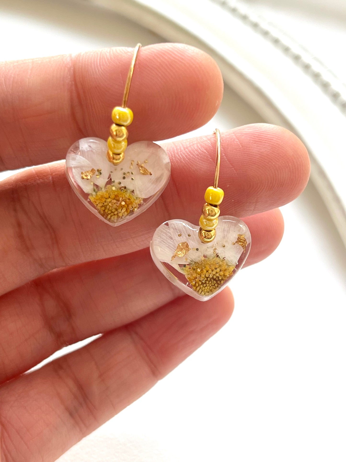 Pressed Flowers | Daisy Heart
