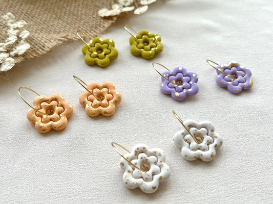 Boho Flower Earrings