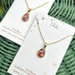 Pressed Flower Necklace