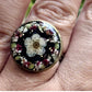 Pressed Flowers | Vintage |Adjustable Ring
