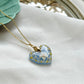 Pressed Flower Necklace | Love Heart