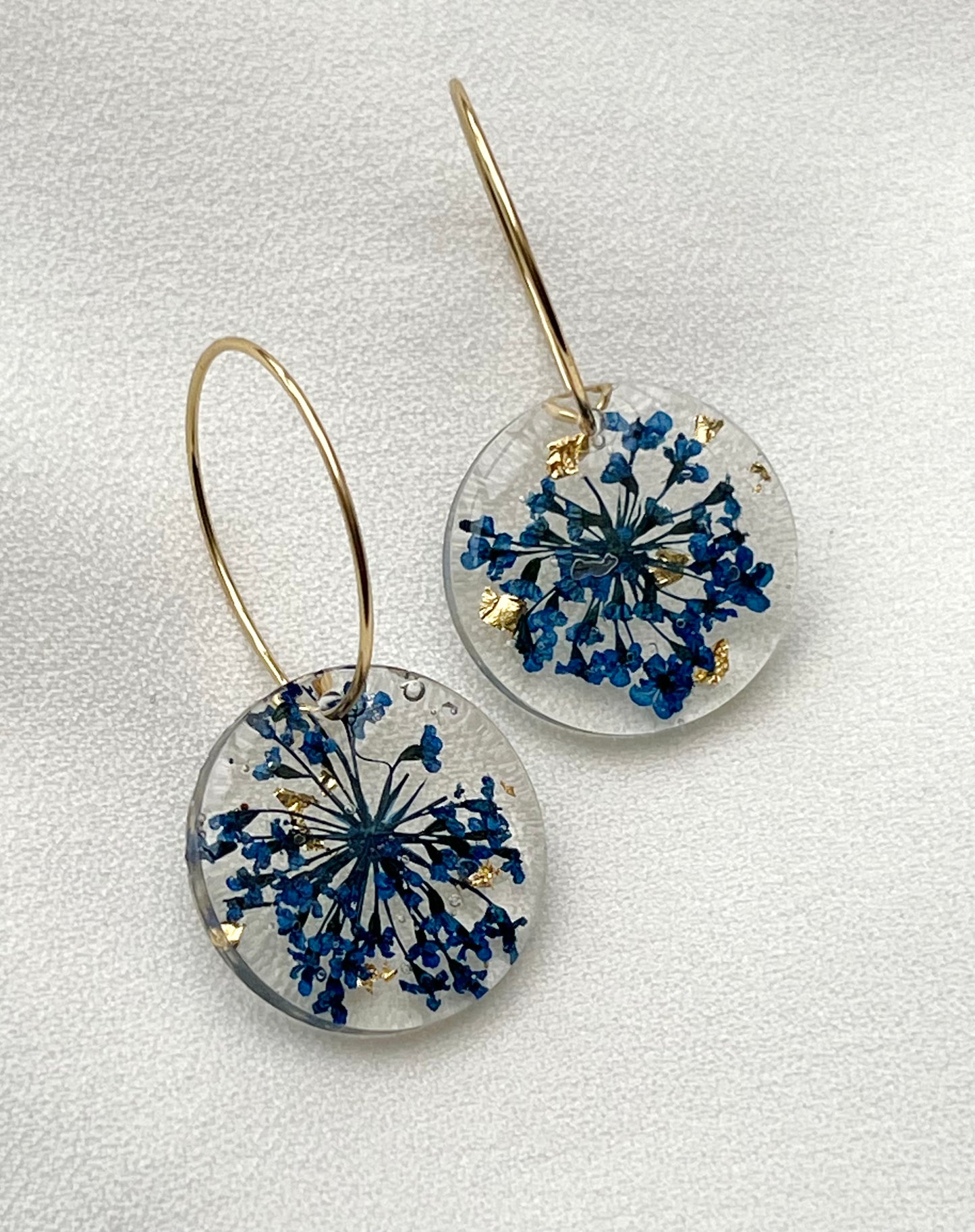 Pressed Flower Earrings
