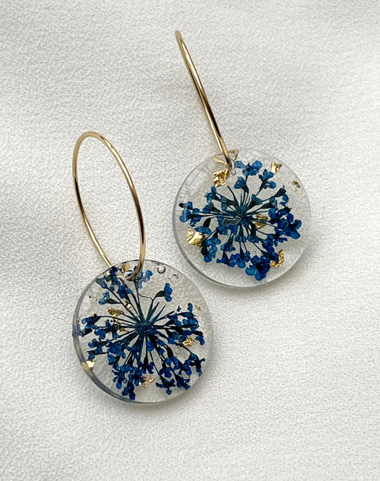 Pressed Flower Earrings