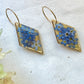 Pressed Flowers | Earrings | Forget-me-not