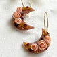 Polymer Clay | Crescent Moon | Earrings