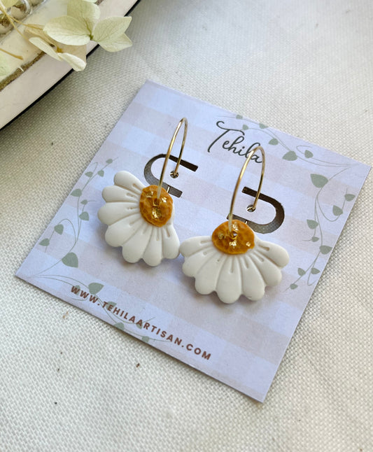 Polymer Clay | Daisy Earrings