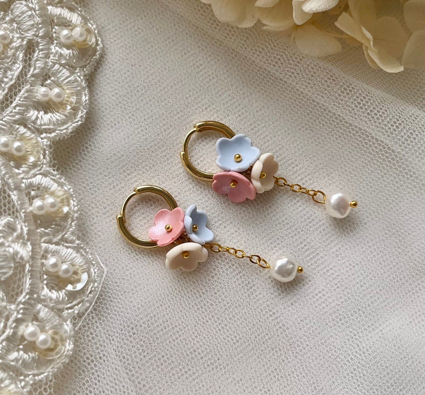 Wedding Collection | Polymer Clay Earrings