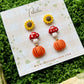 Polymer Clay | Cosy Autumn Studs | Create Your Own Stud Pack | Hypoallergenic