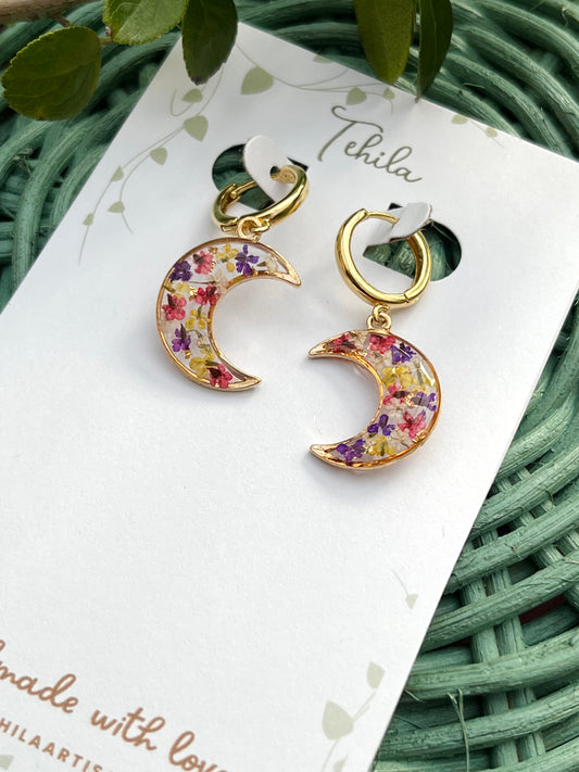 Pressed Flower Earrings