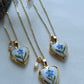 Pressed Flowers | Forget me Not | Locket Necklace