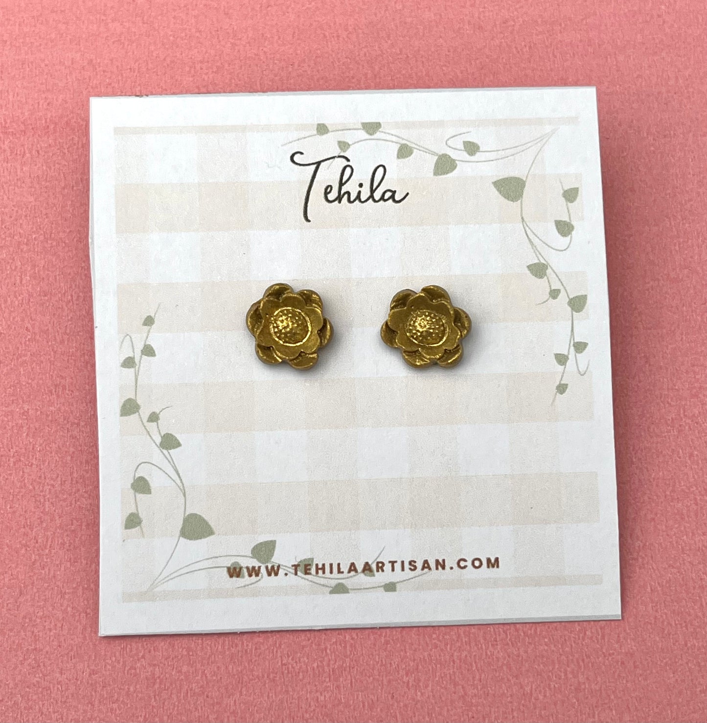 Polymer Clay | Flower Stud