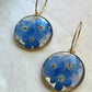 Pressed Flowers | Earrings | Forget-me-not