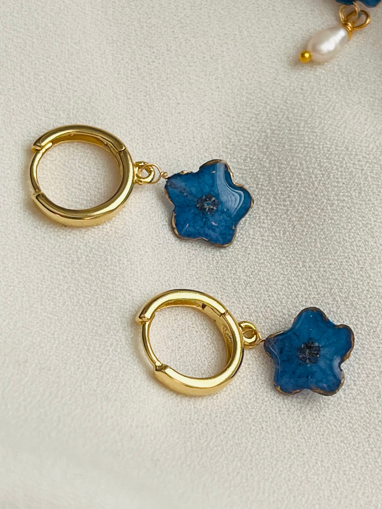 Forget-Me-Not Collection | Pressed Flower Earrings