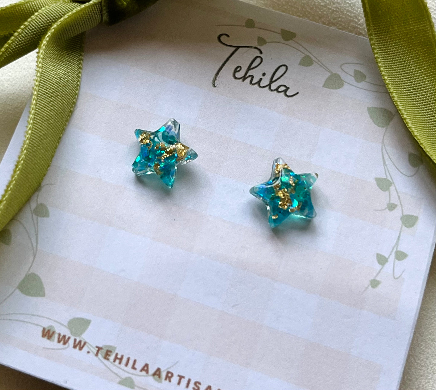 Sparkly Star Studs
