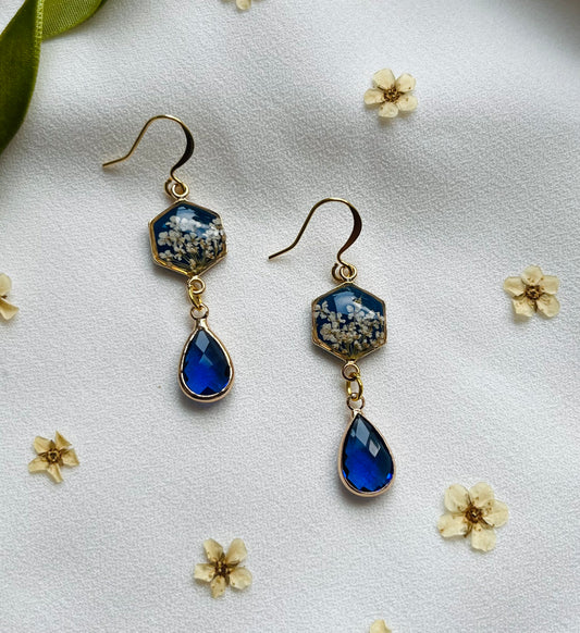 Pressed Flower Earrings