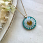 Pressed Flowers | Daisy Necklace