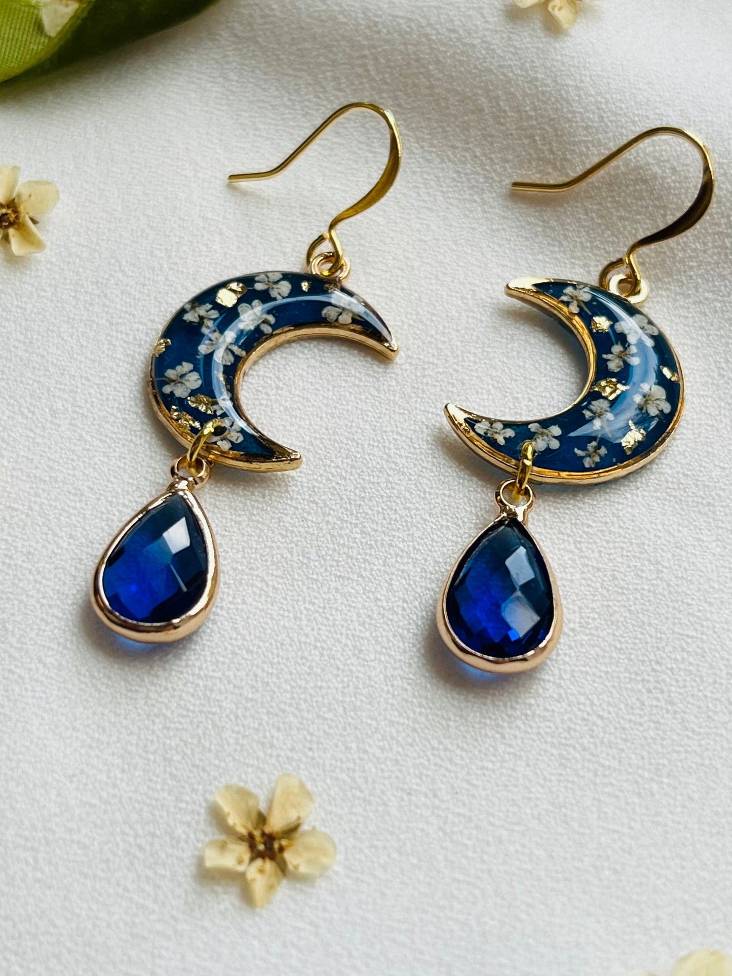 Pressed Flower Earrings