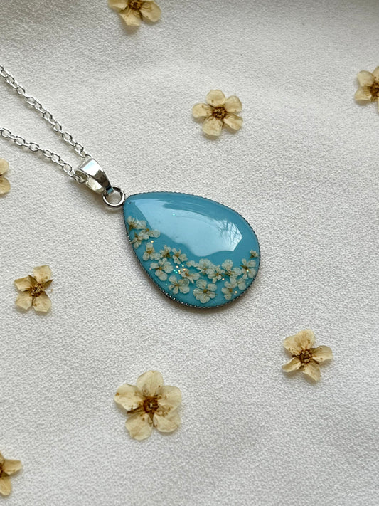 Pressed Flower Necklace