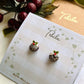 Polymer Clay| Christmas Pudding Studs