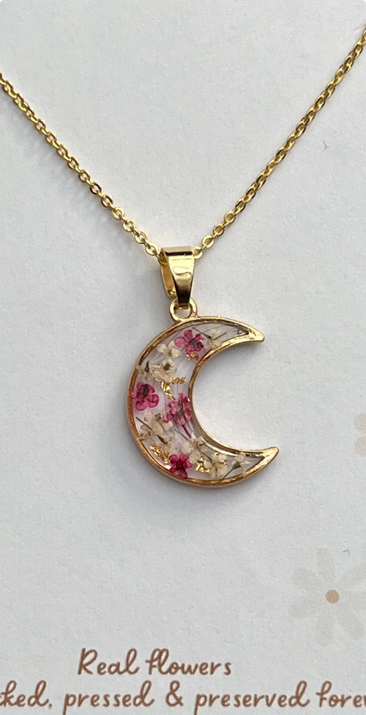 Pressed Flower Necklace