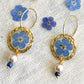 Pressed Flowers | Earrings | Forget-me-not