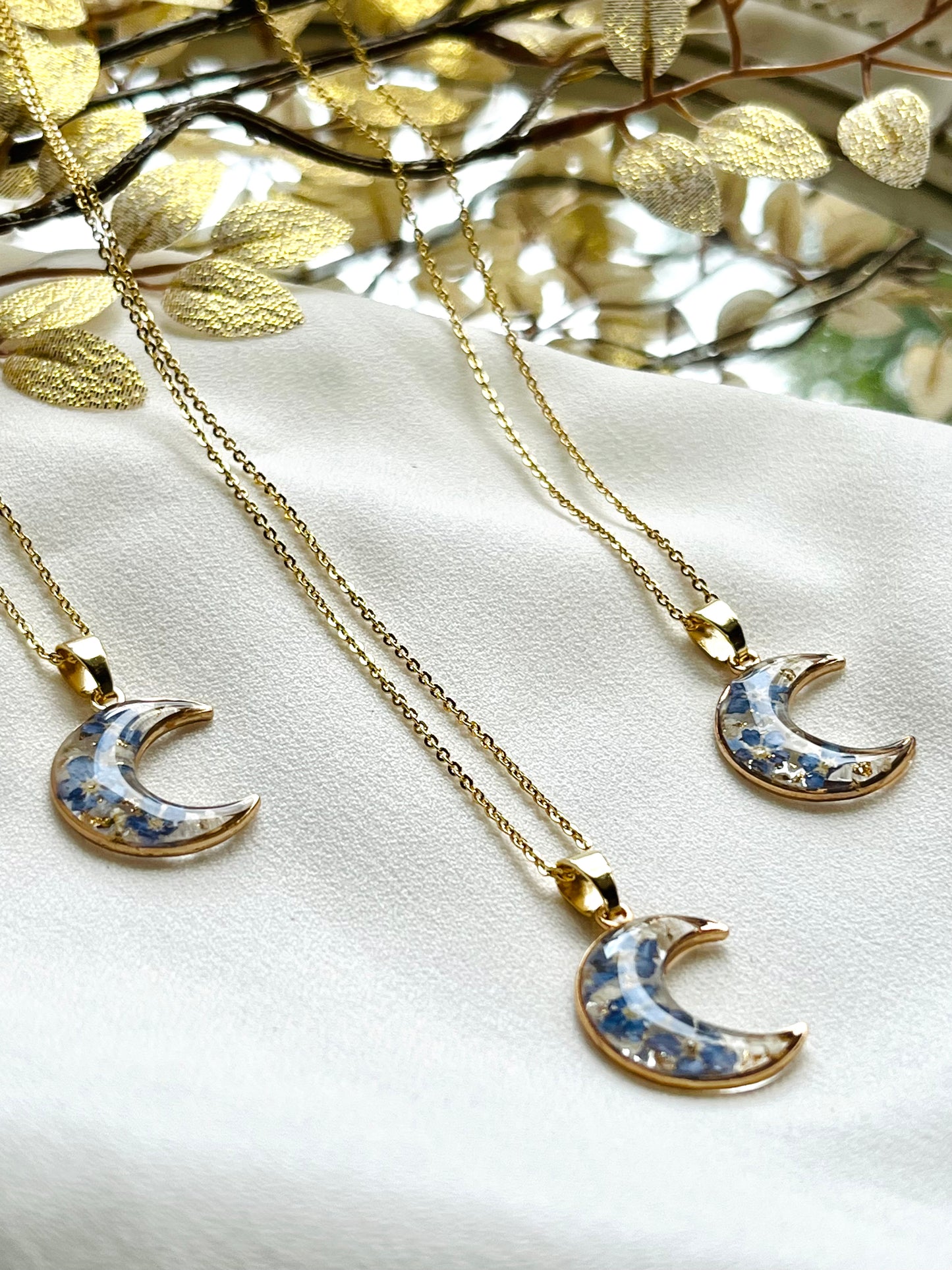 Pressed Flower Necklace