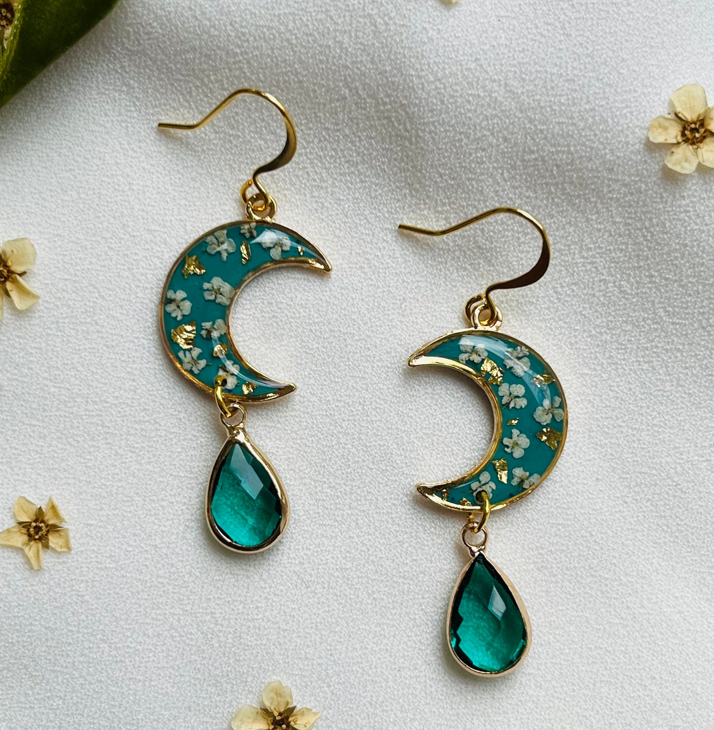 Pressed Flower Earrings