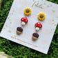 Polymer Clay | Cosy Autumn Studs | Create Your Own Stud Pack | Hypoallergenic