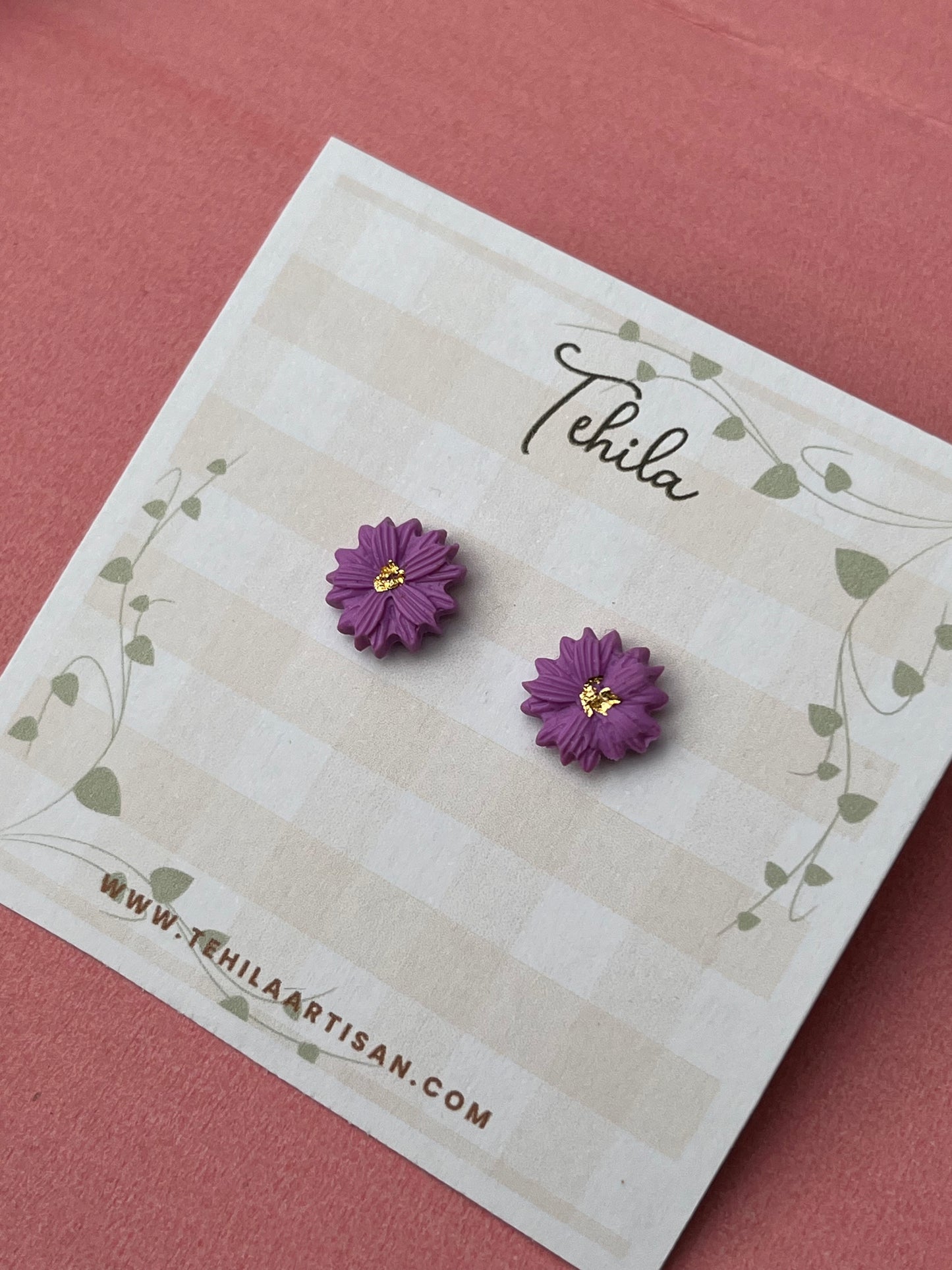 Polymer Clay | Flower Stud