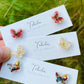 Butterfly Stud Earrings | Real Pressed Flower Earrings| Hypoallergenic