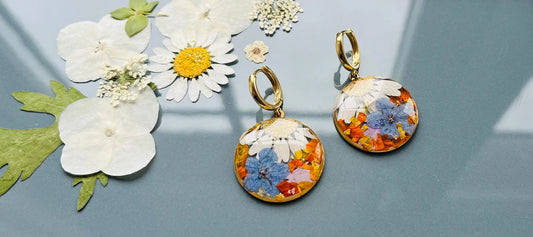 Pressed Flower Earrings | Wild Flowers