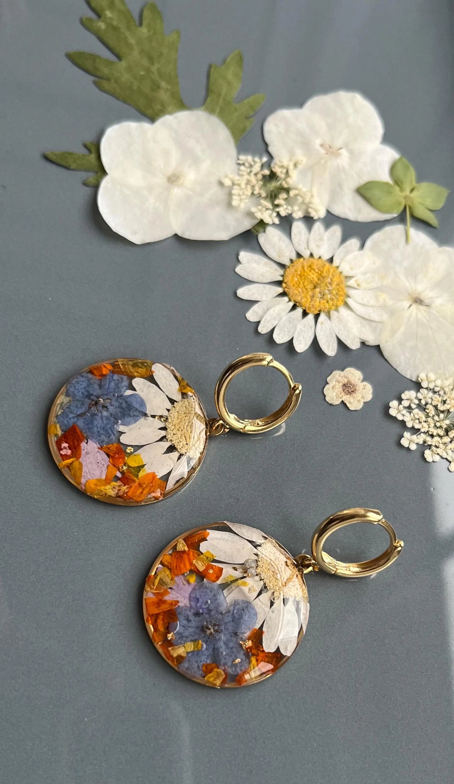 Pressed Flower Earrings | Wild Flowers