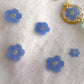Pressed Flowers | Dangle Earrings | Forget-me-not