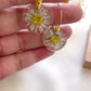 Pressed Flowers | Sunshine Daisy Earrings