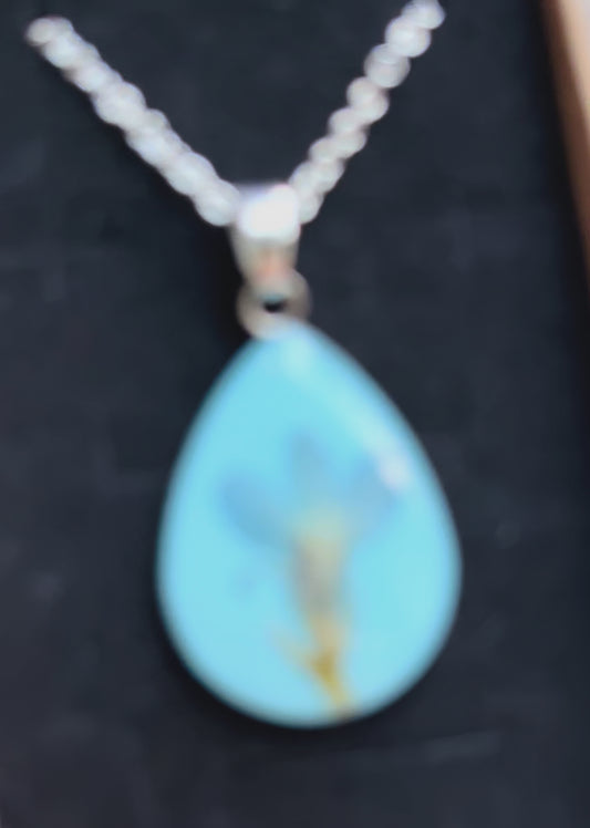 Pressed Flower Necklace