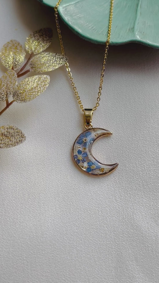 Pressed Flower Necklace