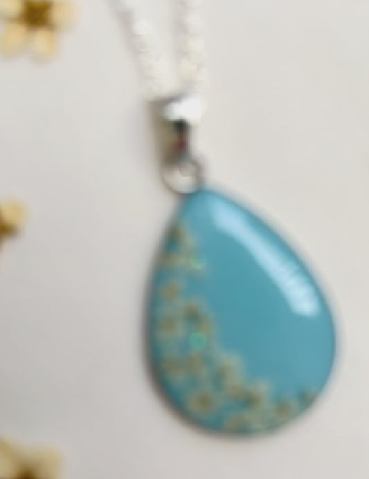 Pressed Flower Necklace