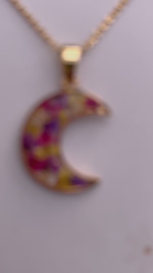 Pressed Flower Necklace