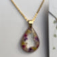 Pressed Flower Necklace