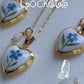 Pressed Flowers | Forget me Not | Locket Necklace