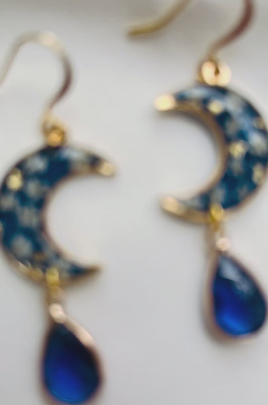 Pressed Flower Earrings