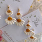 Polymer Clay | Daisy Dangle Earrings